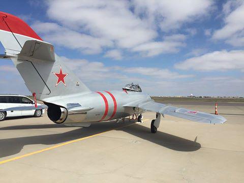 AirportKTRL's tweet photo. I spy a #MiG17F waiting for its turn to wow Terrell during the #FlyIn this Sat. RT if you'll be there! #RandyBall http://t.co/AFRpQmZUd0