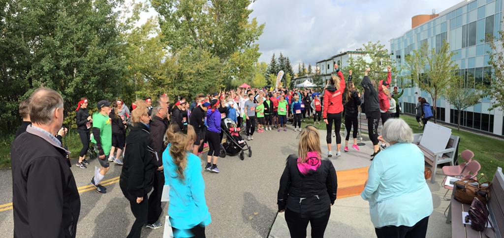 yyc_health's tweet photo. We run through snow and sleet, through driving rain. We run for our units and patients. #runforrockyview http://t.co/dCLGSVnL7f