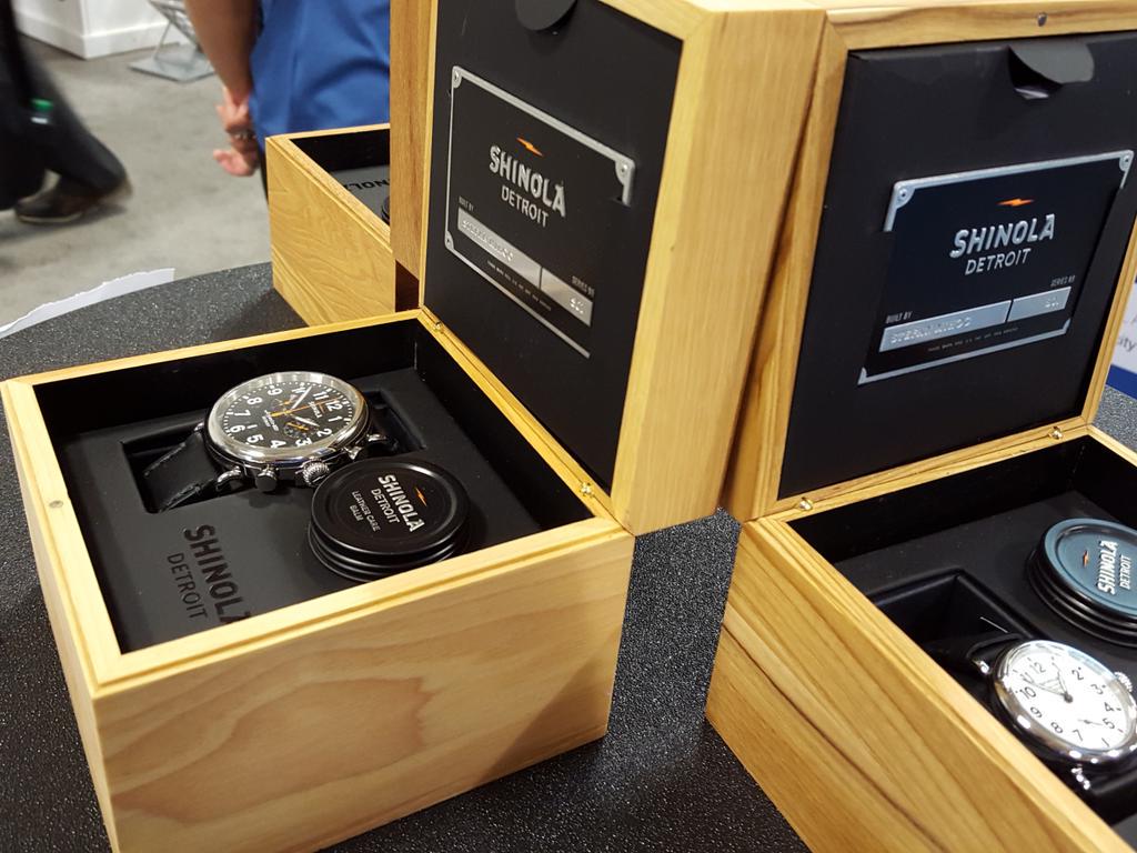 Exsights's tweet photo. #DF15 win a piece of Detroit with an @Shinola handcrafted watch. Stop by @Exsights booth N2218 http://t.co/LZQ9uzROIP