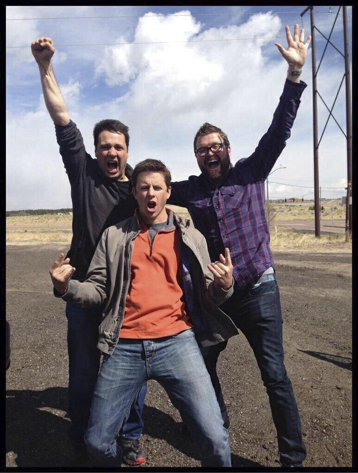 adamferrara's tweet photo. .@RutledgeWood @TannerFoust @HISTORY HELL YES MY BROTHERS !!! More #TopGear coming! http://t.co/sUYJqGlDQg
