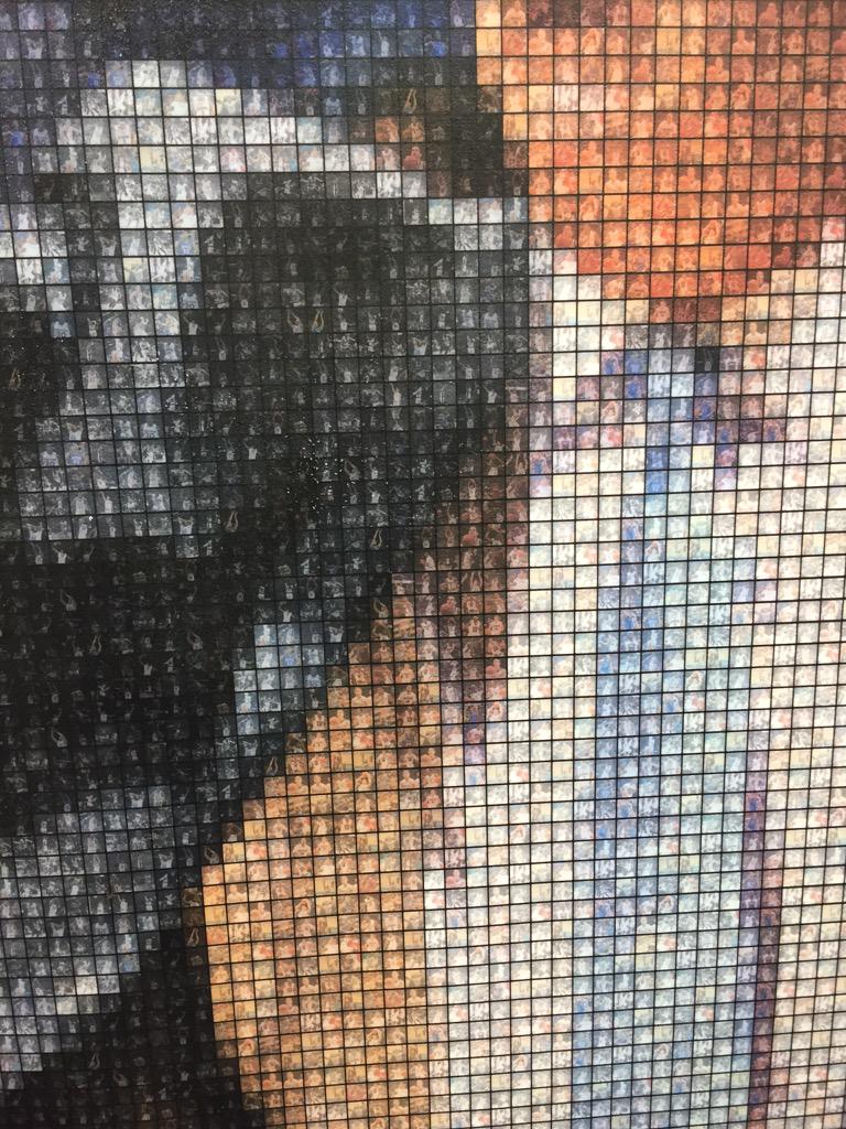 CoachCalArk's tweet photo. The mosaic I got at the Alumni Game will be one of my most prized possessions because it has all my players on it. http://t.co/oP4XYvWj8F