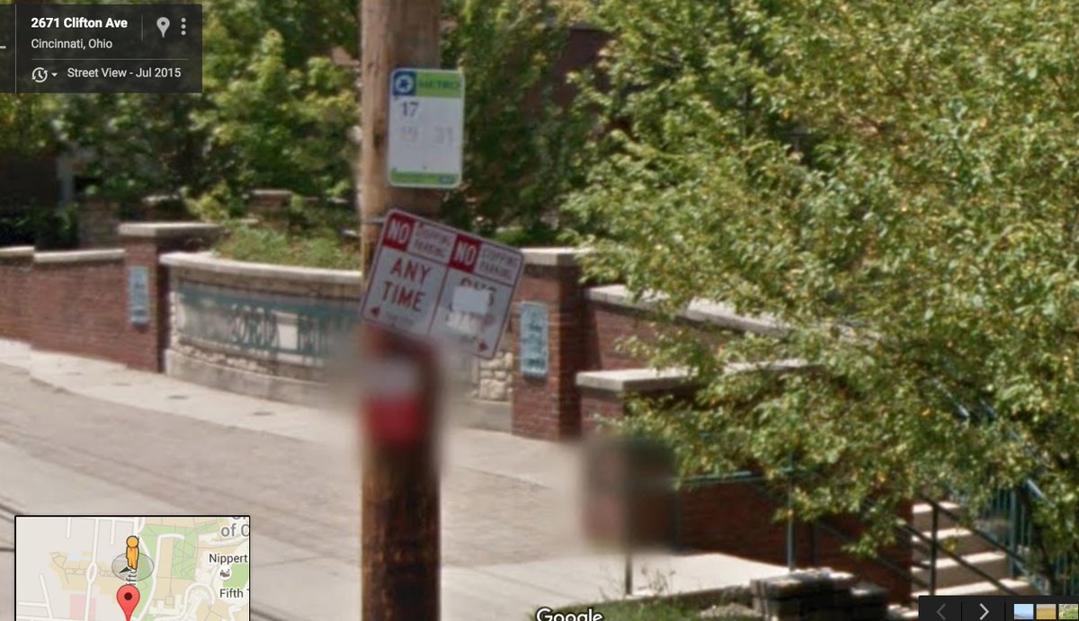 BlondApe's tweet photo. @cincinnatimetro 1 reason why people don't ride the bus: ambiguity @ bus stops (Do 19 and 31 stop here?) 2671 Clifton http://t.co/WrLnvpUKaB