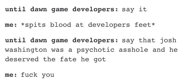 untildawnposts's tweet photo. Josh didn't deserve it http://t.co/YptJqMaRV1