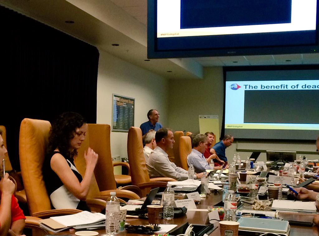 ChrisMLoveless's tweet photo. @blerten sharing his wisdom at the 2015 #NPGdigital summit. http://t.co/2vJjOMedrq