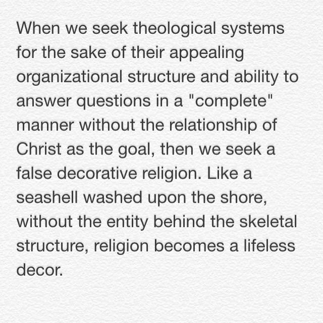 ThinkyDisciple's tweet image. Christ &amp;gt; Religion