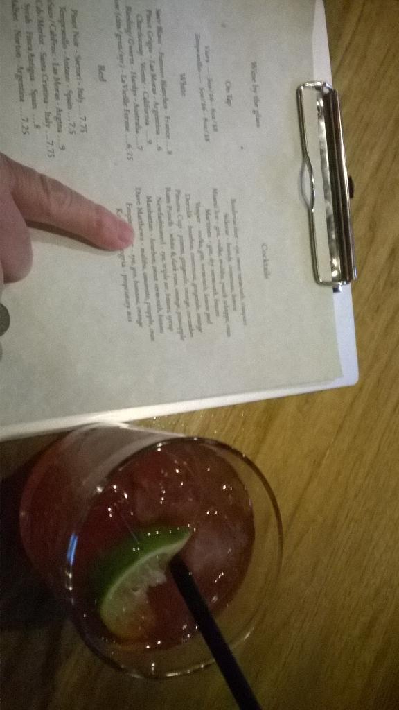 Sackvegas's tweet photo. My first Dave Matthews drink served at 540 kitchen &amp; bar in Fredericton New Brunswick #davematthewsband http://t.co/GH7G89m7uY