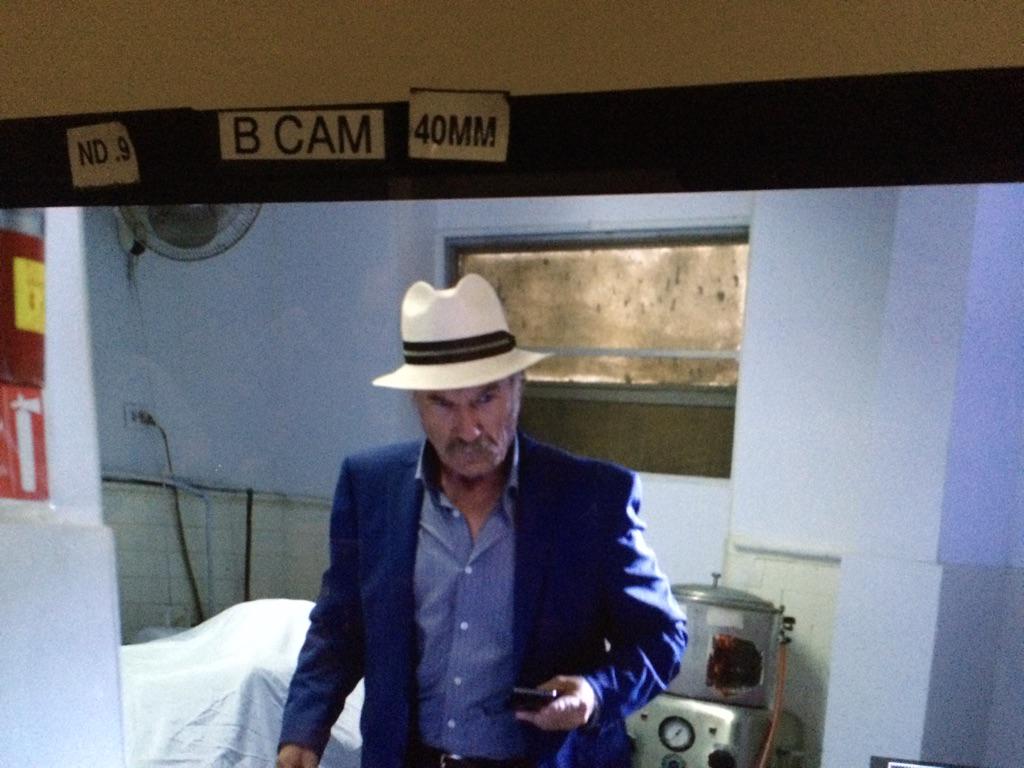 Working with the sublime Ted Levine tonight. #MadDogs @AmazonStudios #ComingEarly2016