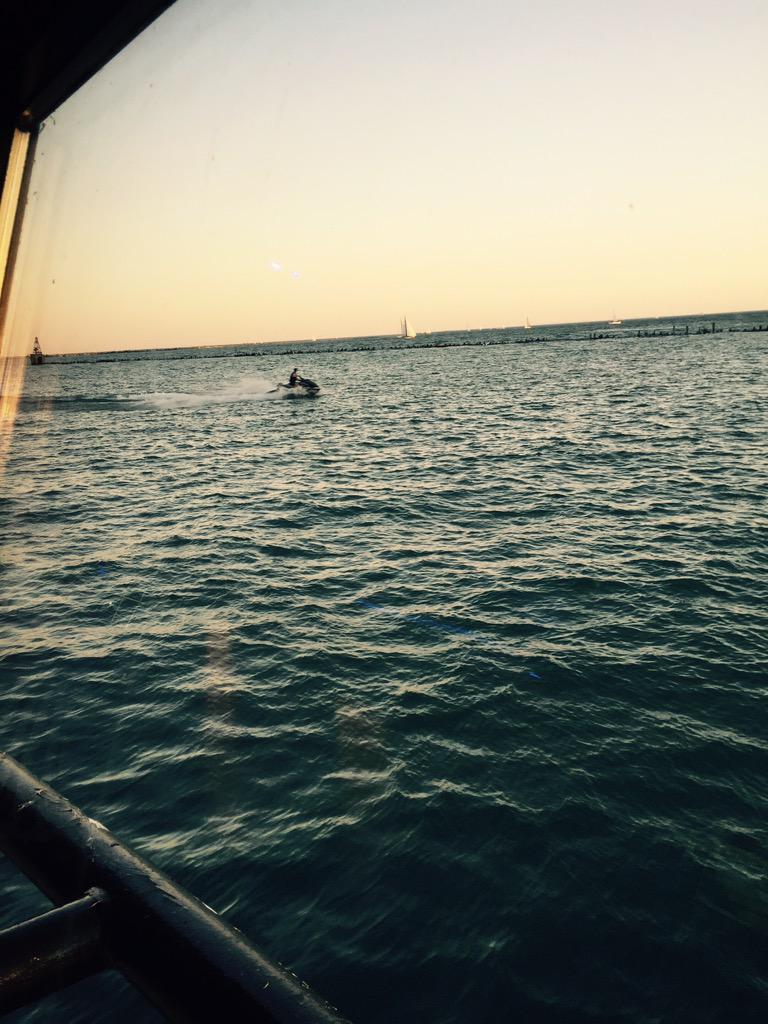 newscaster's tweet photo. View from the #HTSAFall15 Awards party on the Spirit of Chicago. @HTSA_ http://t.co/LoHPDDue1l
