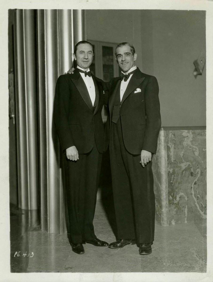 This is What Bela Lugosi and Boris Karloff Looked Like  in 1930 