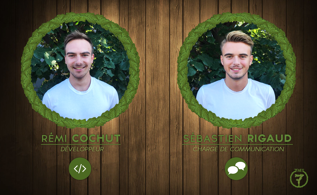 agence7ties's tweet image. Voici les deux premiers membres de l'agence: Rémi Cochut #developpeur et Sébastien Rigaud #communication! #7TIES
