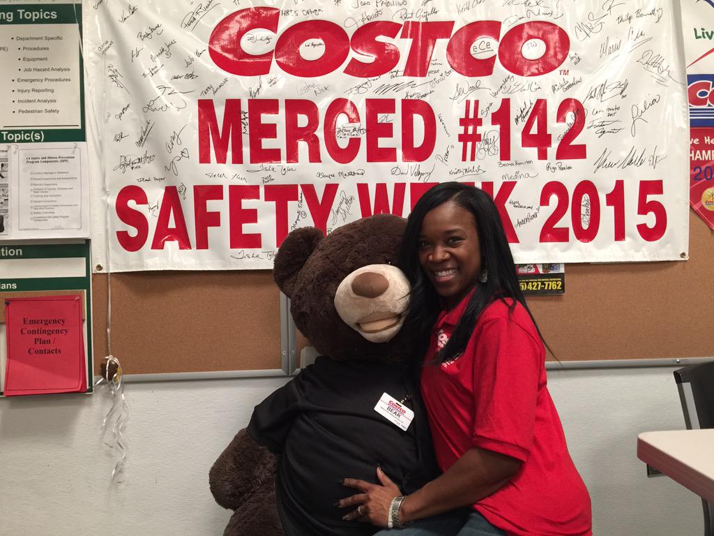 Qfresh5's tweet photo. @CostcoToday @CostcoBear #SafetyWeek2015 Merced #142 We ❤️ a Working and Living Safe http://t.co/vSnV734Xap