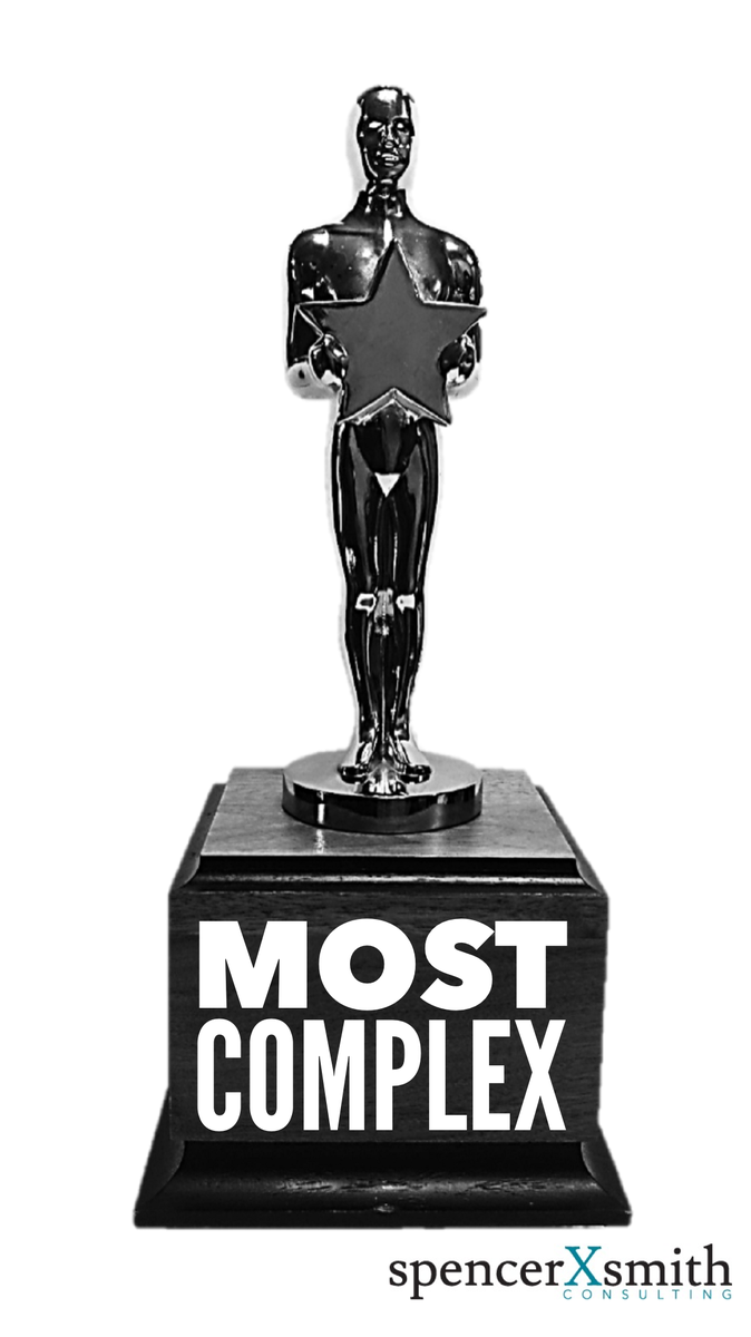 spencerXsays's tweet photo. Most requested slide from this @smbmad presentation - there's no such thing as an award for #mostcomplex #smbmad http://t.co/I5DQtsho73