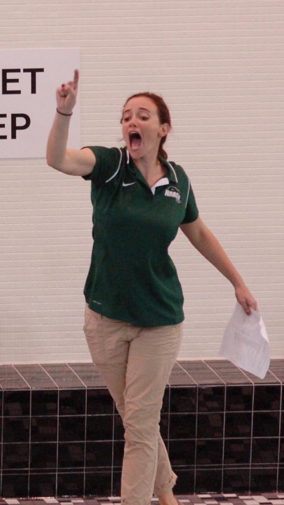 nardinswimming's tweet photo. Get ready to get destroyed!  woman Coach Wednesday #wcw #boom http://t.co/xtVzc5SwXz