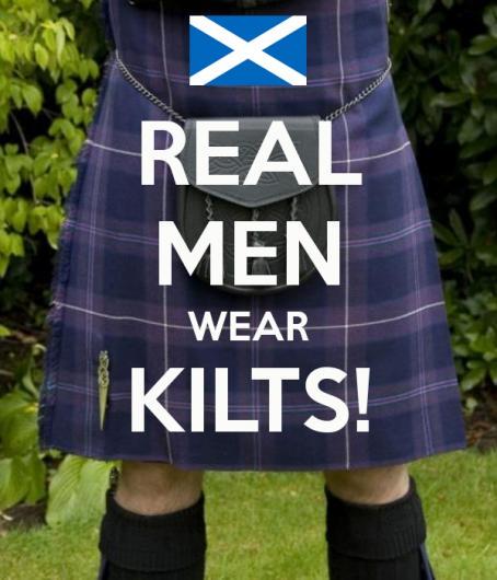 real men wear kilts