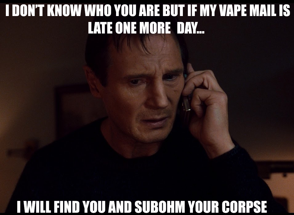 walkingvaped's tweet photo. Vape with attitude! #jointheapocalypse #vapeon #walkingvaped http://t.co/mJoHHnWXPy