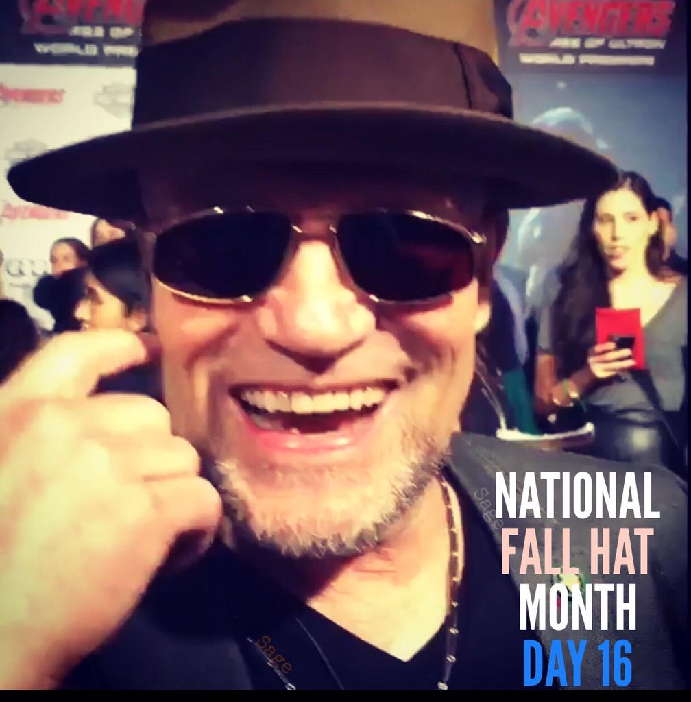 Eeekamouse's tweet photo. #NationalFallHatMonth Day 16! #MichaelRooker http://t.co/wyPPhKRvsA