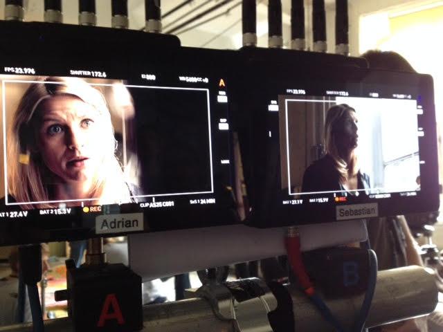 iMedia_Site's tweet photo. Behind the scenes of #Homeland Season 5 with #ClaireDanes and Director #TuckerGates http://t.co/3KeHGch0qv