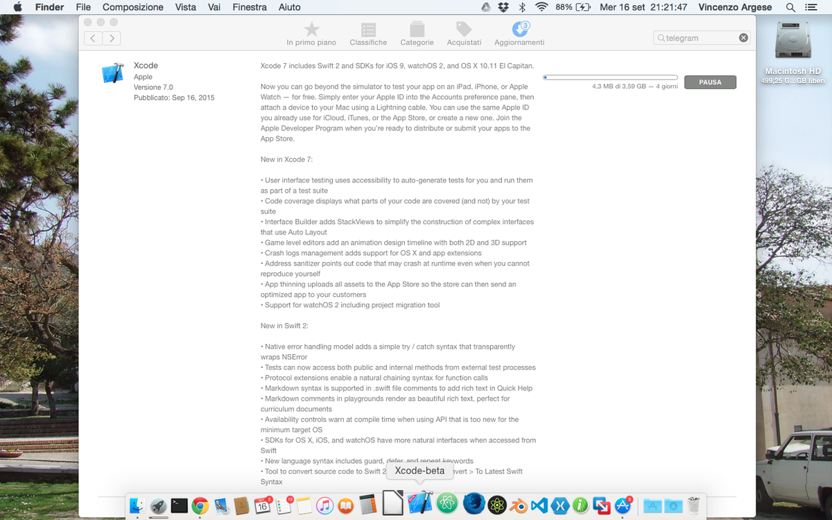 cr1s1um's tweet image. #vaSystems I'm happy, finally update #Apple #Xcode7beta to #Xcode7 with #Swift2 #OpenSource and #iOS9 on my #iPhone