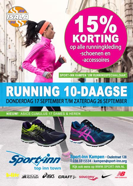 Jaja, morgen gaat de running-10-daagse bij <a href="/SportinnKampen/">Sport-inn Kampen</a> weer beginnen! We hebben er zin in!