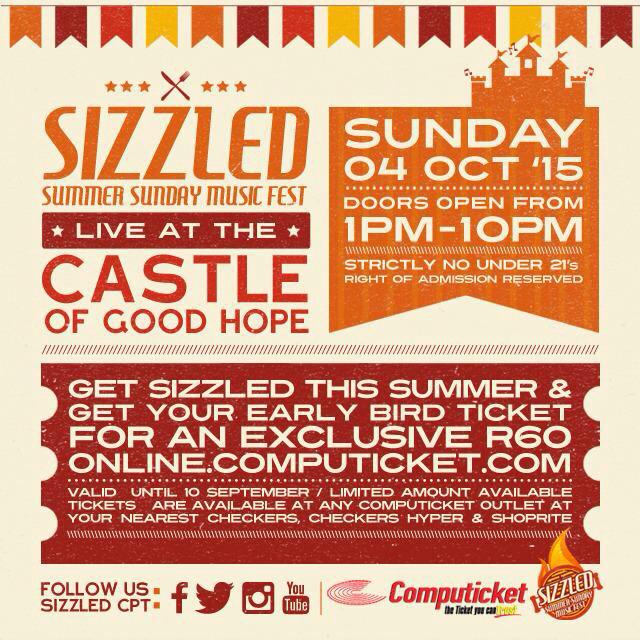 MRLEEFRASER's tweet photo. Win a set of double tickets to @Sizzled_Cpt simply retweet to enter. No under 21! T&amp;C apply.  #win #capetown http://t.co/ExZ9VtLkLX