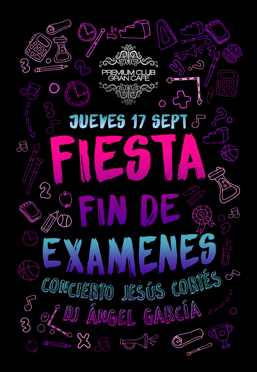 PremiumCGC's tweet photo. Mañana... #VoyADarloTodo Ven a la mejor FIESTA FIN DE EXÁMENES #Almería @rafa_gnzlez @jdario7 @FafyMontes @manubi82 http://t.co/Es3PRTega6