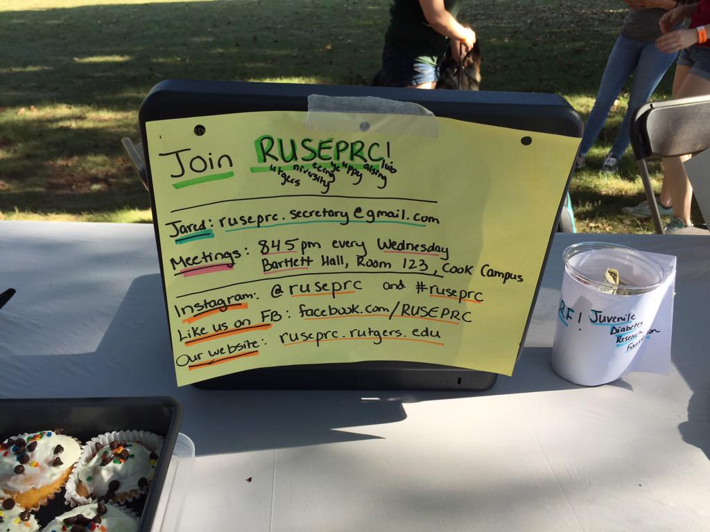 RUAnimalSci's tweet photo. The RU Seeing Eye Puppy Raising club is here to meet you! #CDCommunityDay http://t.co/Ojm0kvxBgR