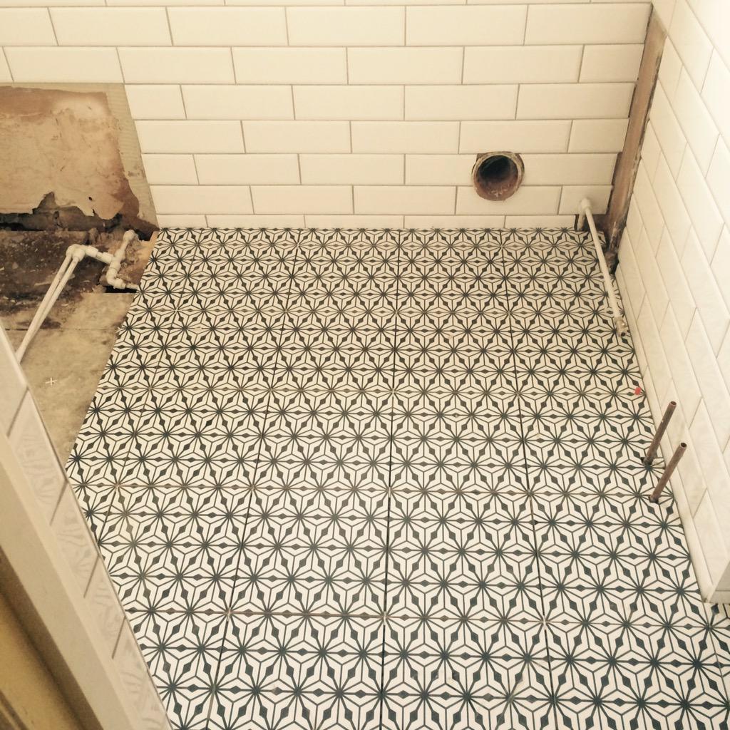 theoncagroup's tweet photo. Loving these floor tiles! #firedearth #tiles #Bathrooms #refurb #internalalterations http://t.co/ipNldq6J8W