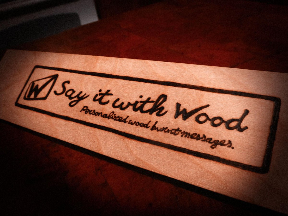 Need a gift idea? one of a kind wood burned messages from sayitwithwood.co #handmade