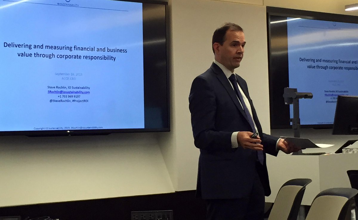 CSR_RT's tweet image. RT @ accprof: .SteveRochlin talking #ProjectROI at CREI: deliver &amp;amp; measure financial &amp;amp; social biz value thru #CSR.…