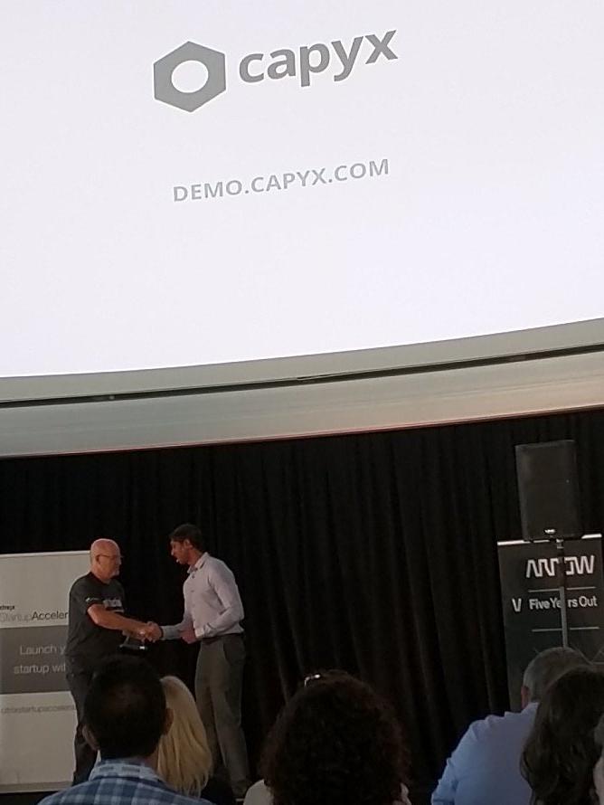 mlstotts's tweet image. Samay Patel of Capyx management platform for the $16B of annual angel capital investment #innovatorsprogram