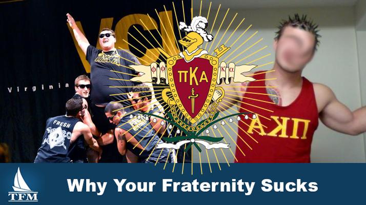 totalfratmove's tweet photo. Why Your Fraternity Sucks: Pi Kappa Alpha: http://t.co/jk94jY75W3 by @Dan_Regester http://t.co/ZdNVoVmYTk