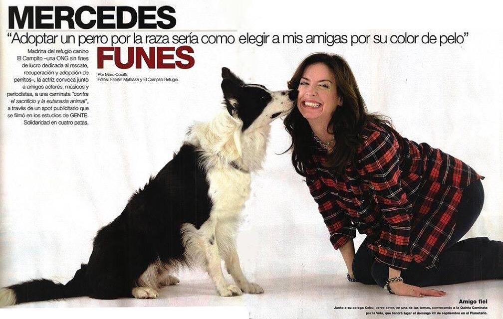 Con <a href="/memefunes/">Mercedes Funes Actriz</a> para <a href="/elcampito/">El Campito Refugio</a> ❤️