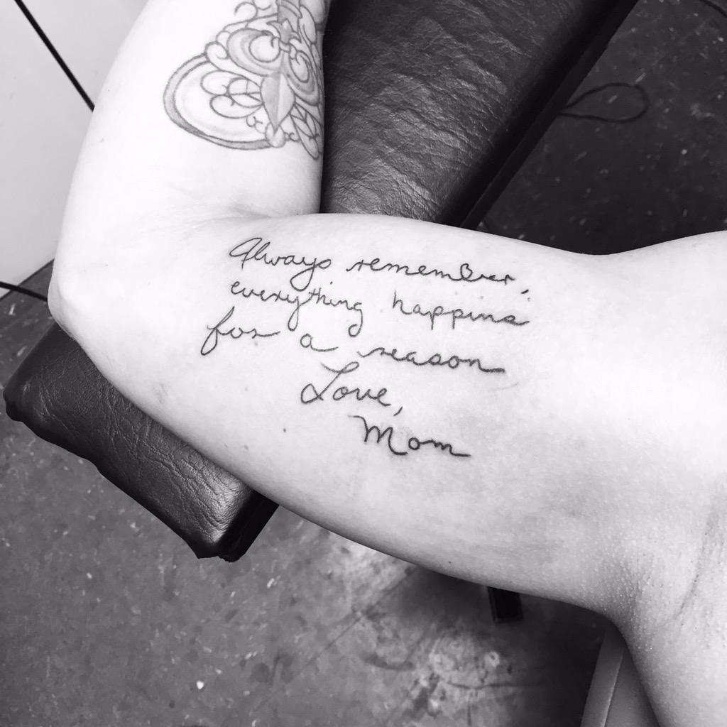New ink ❤️ in her handwriting