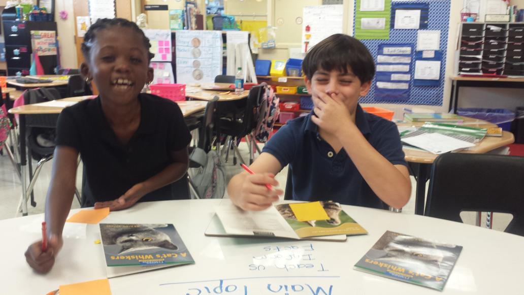 OKaramom3's tweet photo. @MDE_Stars Guided reading giggles http://t.co/1IkYKqzna7
