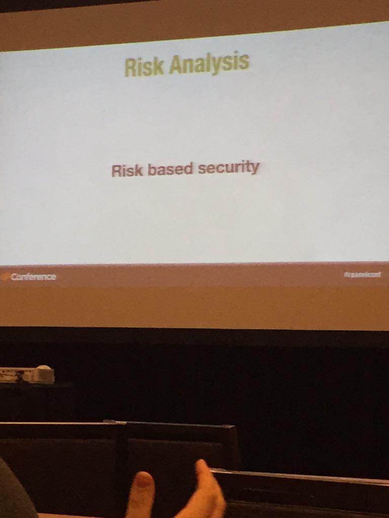 bigwetfish's tweet photo. Our team are at the cPanel security talk at #cPanelConf http://t.co/4sidGOjMge