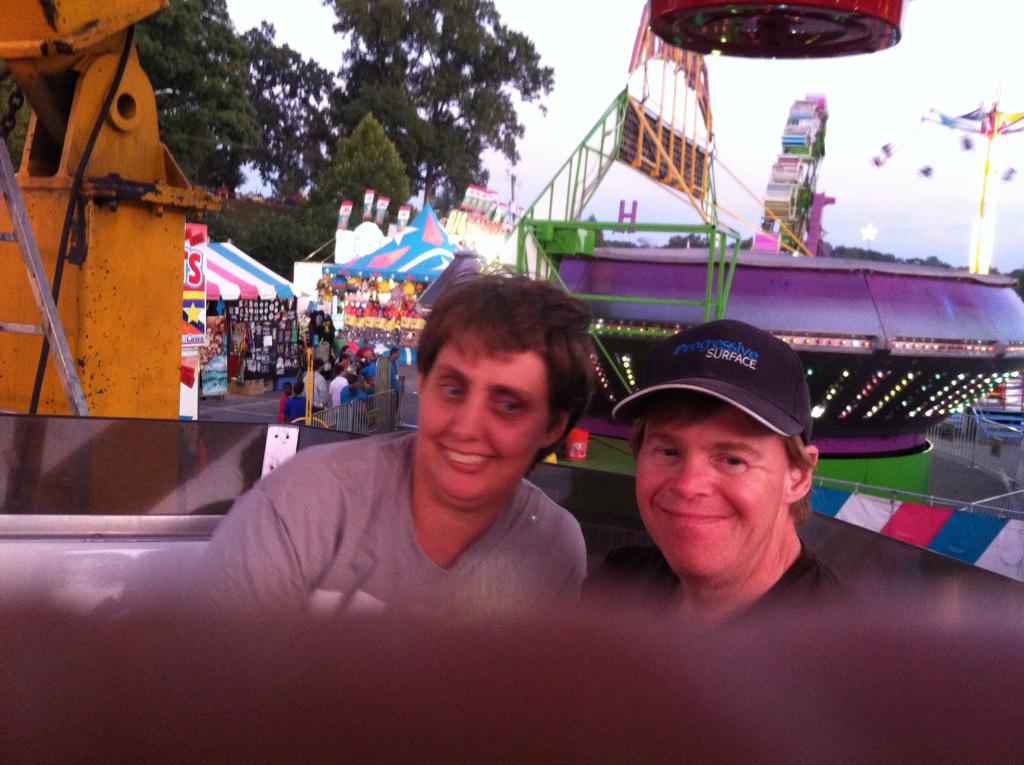 JohnWMortimer2's tweet photo. Becky and Micheal are some of the friends that went to the fair with me. http://t.co/GjFi1z6DNH