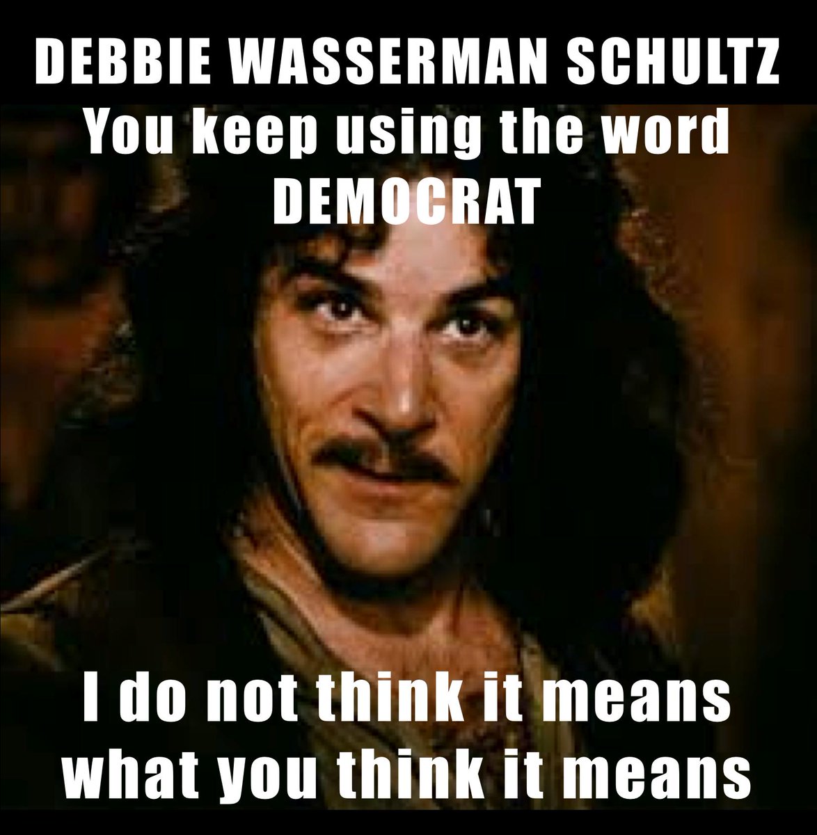 AmericaShrugged's tweet photo. Spare us @DWStweets ! #NoDebateNoDonations2DNC #WeWantDebate #WeSeeYou #MoveAside #ResignYourself #RepubInDemClothing http://t.co/CCj3EES2dz