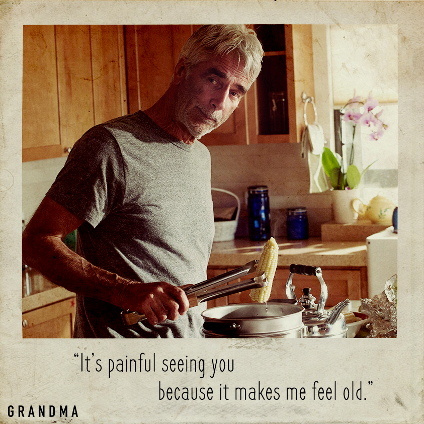 GrandmaFilm's tweet photo. Not everyone is willing to help in a time of need. See #SamElliott in #GrandmaMovie. Now Playing! http://t.co/oDpLtb31fW