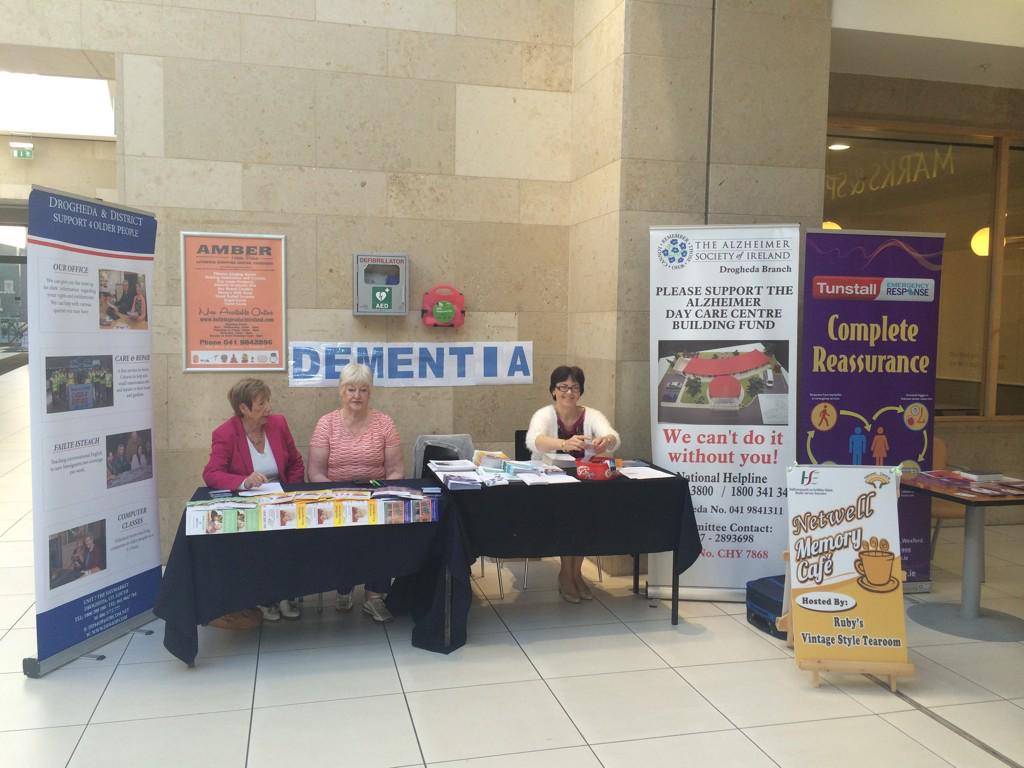 Ema_Scully's tweet photo. Dementia Information Stand Drogheda - thanks to all involved #goodmorningdrogheda #netwell #sageadvocacy #tunstall http://t.co/FUe691FNwG