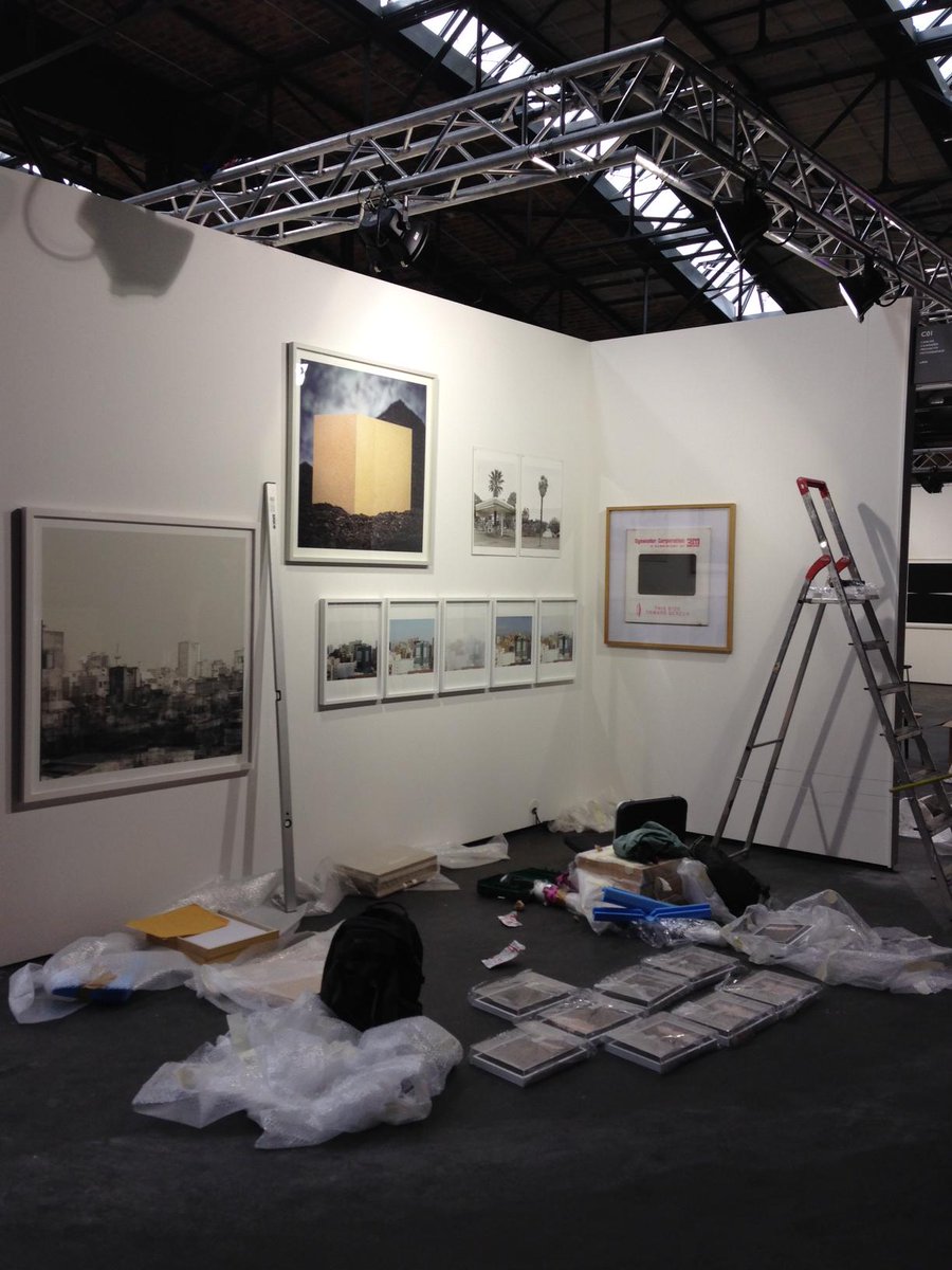 Montando el stand en Positions Berlin Art Fair!
