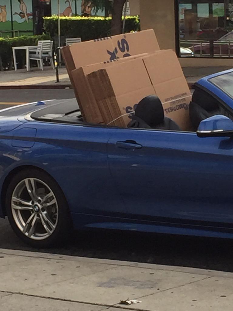 BoxBrothersLA's tweet image. Do you guys like our new delivery truck? #bmw #boxes #cardboard
