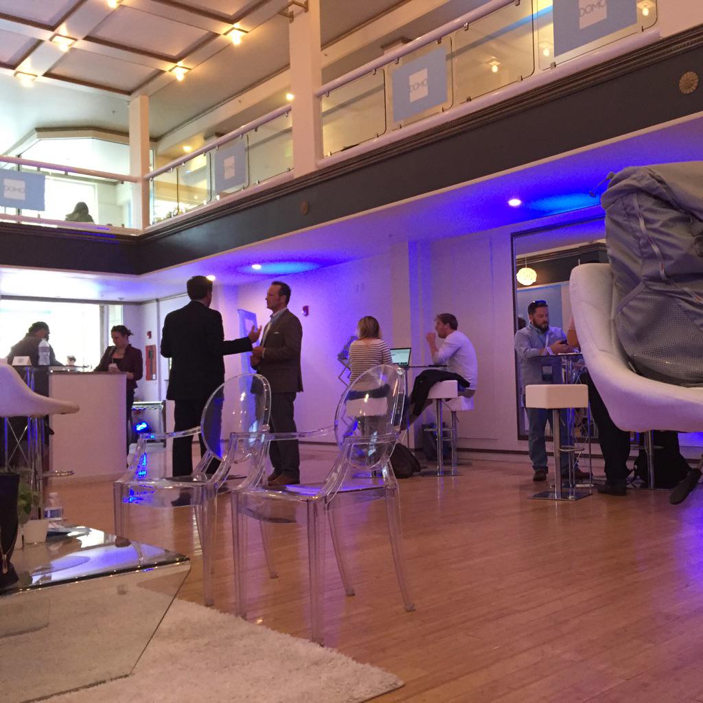 timdonohoue's tweet photo. The Domo den is just getting busy. #DomoDF15 #df15 http://t.co/GQJECMym9k