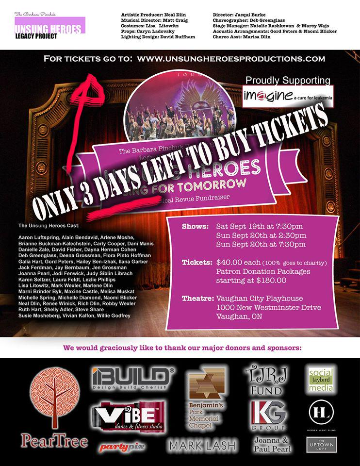 Barbaras_Heroes's tweet photo. Only3 days left to buy a ticket for the cure. @ACure4Leukemia http://t.co/pKdBfvp4kT http://t.co/pEhqnXmbxD