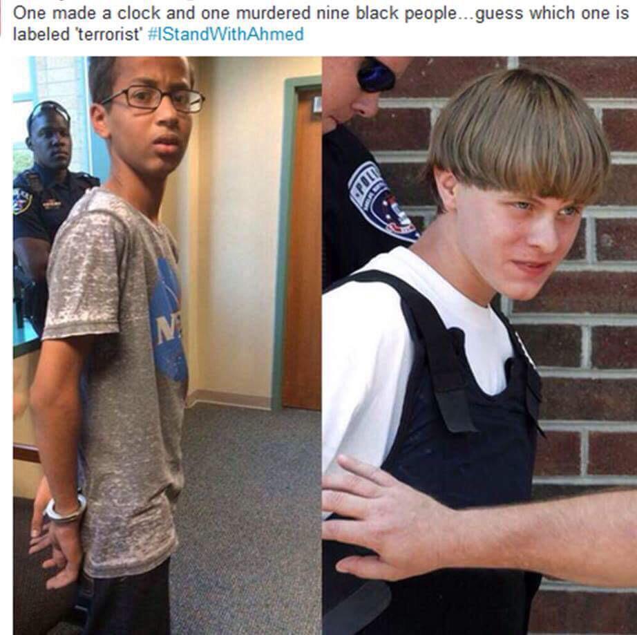 esoteriches's tweet photo. Stupidity or cruelty?

#IStandWithAhmed http://t.co/ZPM2gdROI7