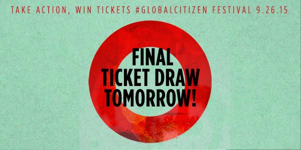 Get your last minute entries into the draw by midnight tonight! We still have THOUSANDS of tix still available!