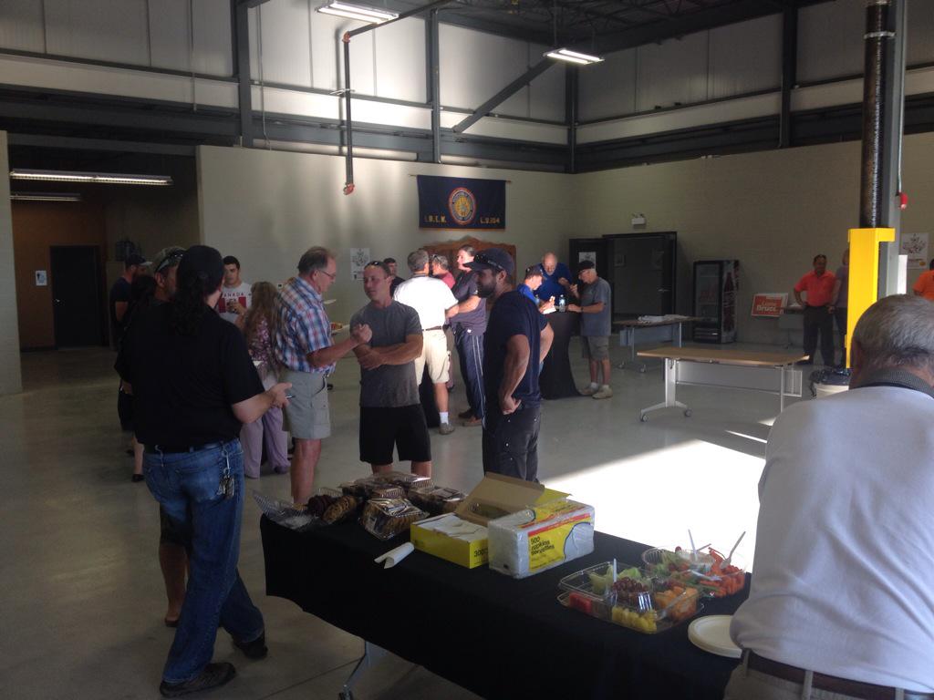 LetsBuildCanada's tweet photo. Look what we found at the @IBEW 804 open house, celebrating their new hall & training center #LetsBuildCanada #elxn42 http://t.co/lLtsrrrzrJ