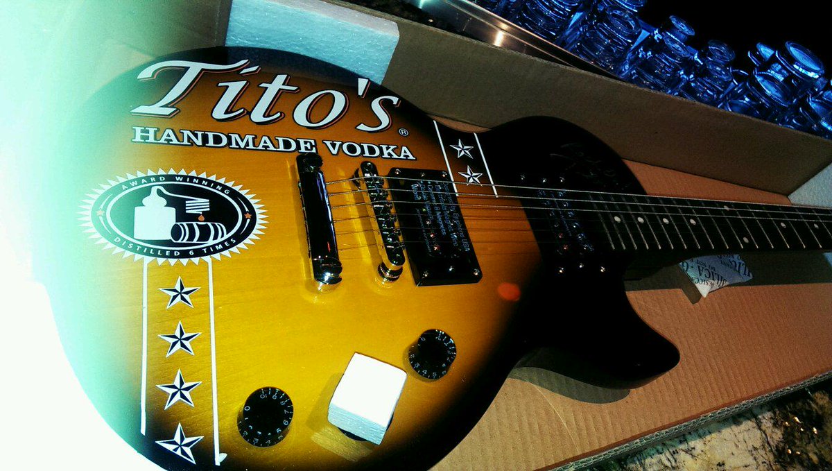 zanafest's tweet photo. Miller raffling of a signed Tito guitar this weekend...many special s thanks for the in house and radio sponsorship. http://t.co/C7amrMTymb