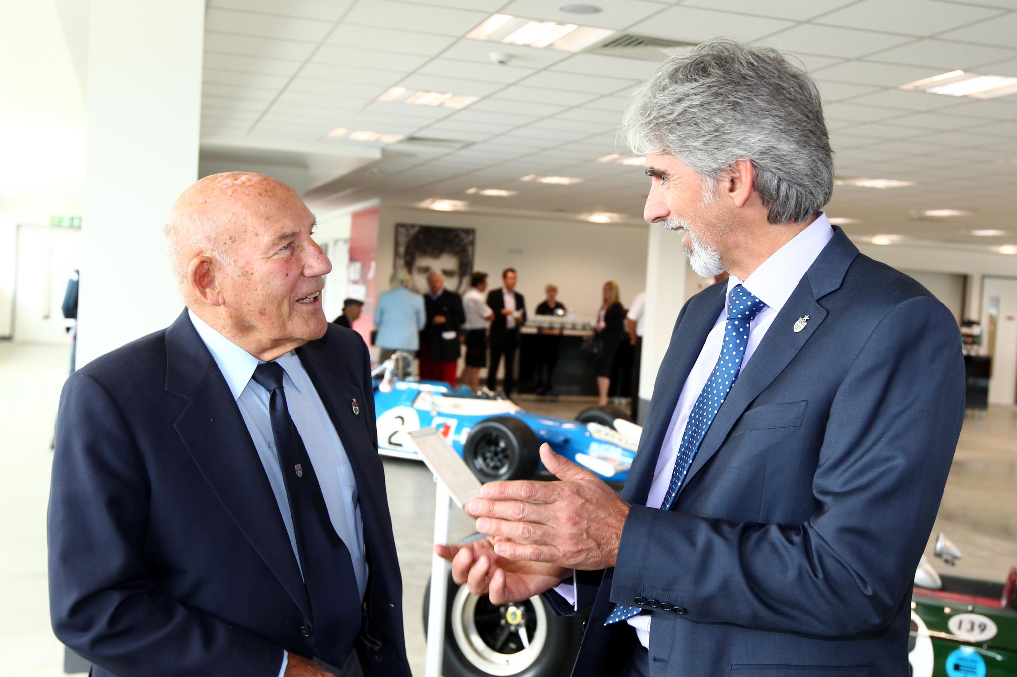 HAPPY BIRTHDAY!

Damon Hill - 55
22 wins from 115 starts

Sir Stirling Moss - 86
16 wins from 66 starts 