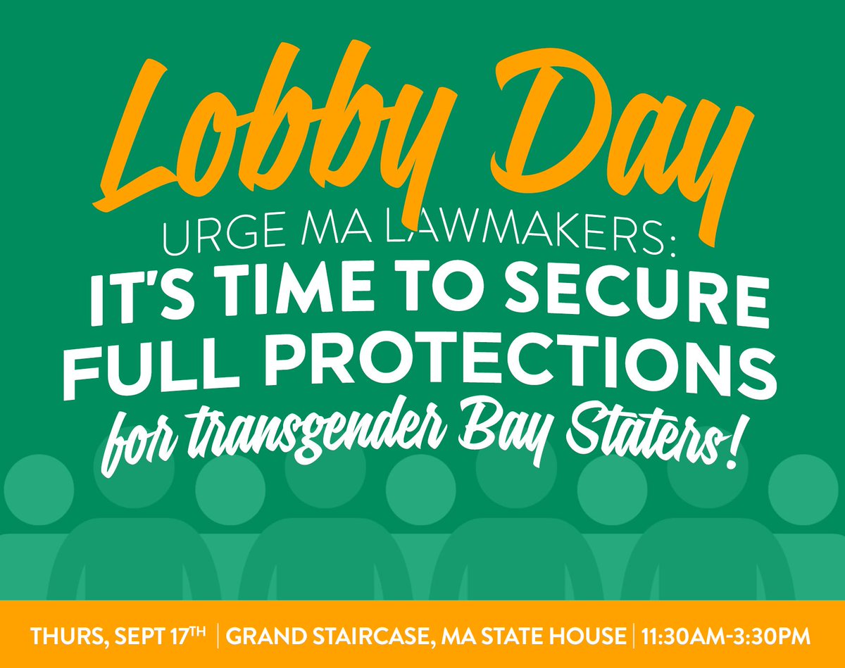 FollenChurch's tweet photo. Stand Up for Full Transgender Equality in Mass. Lobby with us
Tomorrow Sept 17th 11:30am http://t.co/YUU3xMk78U http://t.co/D7F2wbK9qa