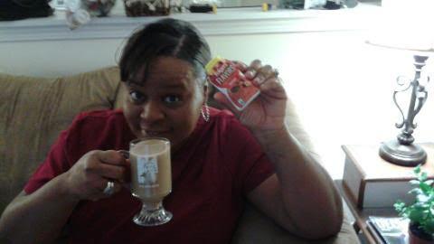 QueenCqueen4's tweet photo. My friend Tavia loves Folgers Flavor Enhancers on her break!  #FolgersFans #sponsored http://t.co/O7C7QXopwg